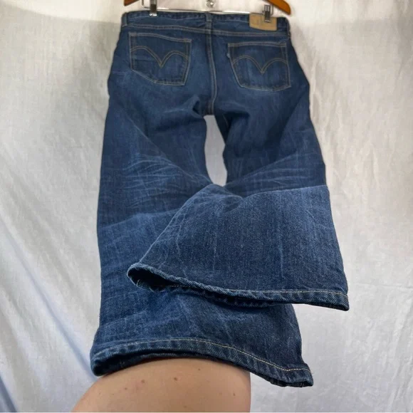 Levis Made and Crafted Tack Slim Jeans Mens 34x34 Nova Blue Denim Made in USA